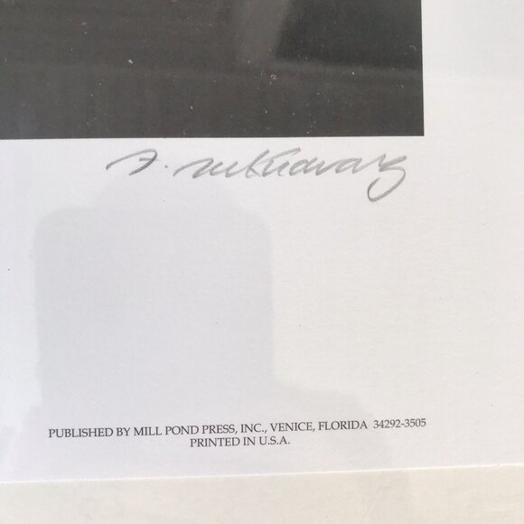 Signed, Limited Edition Print: Winter In My Backyard by Alan Sakhavarz SEALED! - Picture 6 of 7